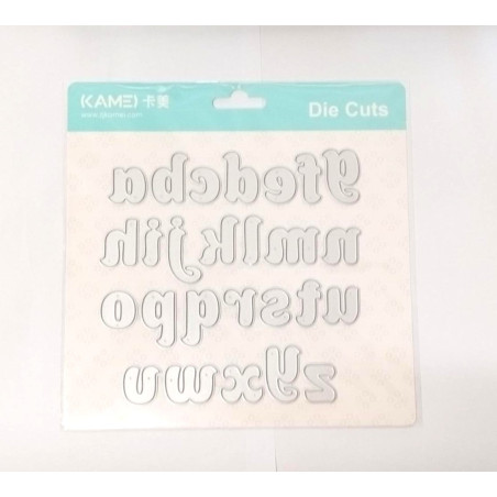 Kamei Cutting Die Lower Case Alphabet 167x 148mm