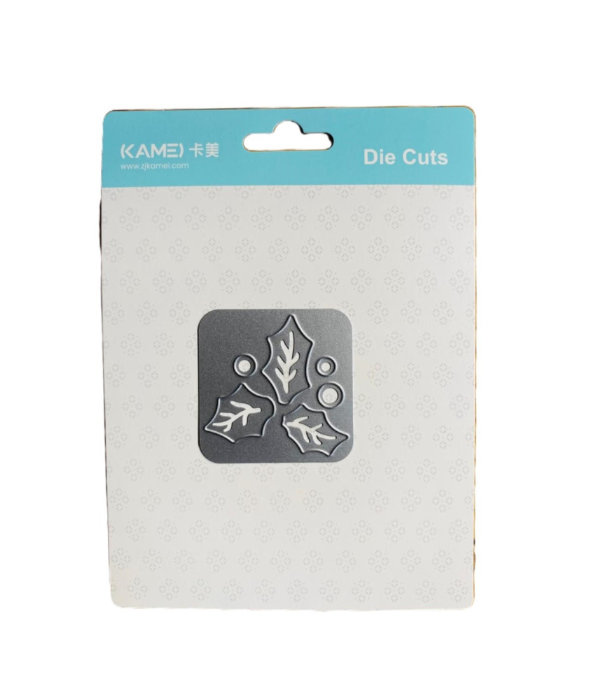 Kamei Cutting Dies Holly Leaves 55x55mm
