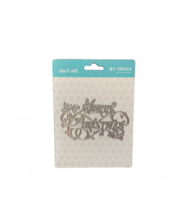 Kamei Cutting Dies - Merry Christmas 115x72mm