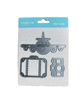 Kamei Cutting Dies - Travel Suitcase and Planes