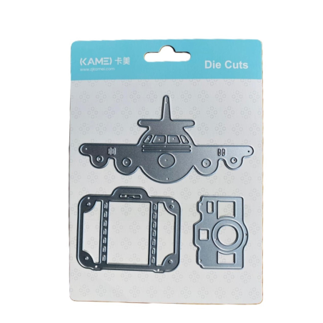 Kamei Cutting Dies - Travel Suitcase and Planes