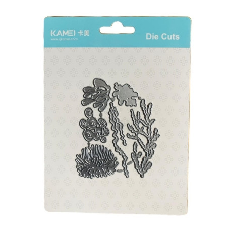 Kamei Cutting Dies Seaweed and Shells 8x9,5cm
