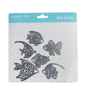 Kamei Cutting Dies Fish Set 144x145mm