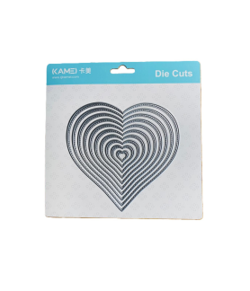 Kamei Cutting Dies - Heart 146x140mm