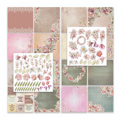 Couture Creations 12x 12 Paper Pack  Vintage Tea Collection
