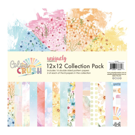 Uniquely Creative 12x12 Scrapbook Paper Pack - Colour Crush