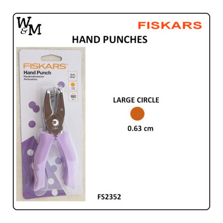 FISKARS Scrap Hand Punch LARGE CIRCLE