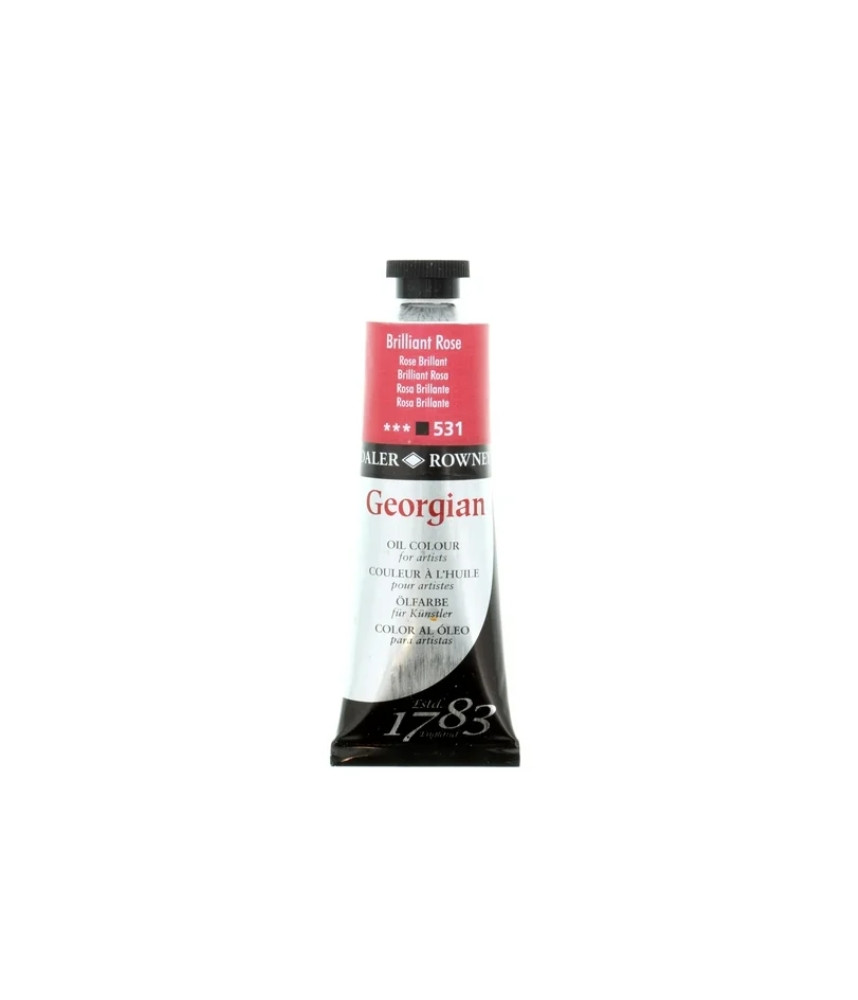 Daler Rowney Georgian Oil Colour 75ml Brilliant Rose 531