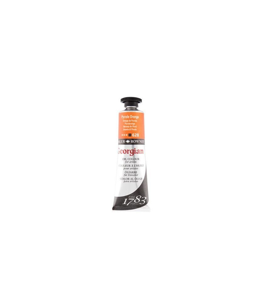 Daler Rowney Georgian Oil Colour 75ml Pyrrole Orange 628