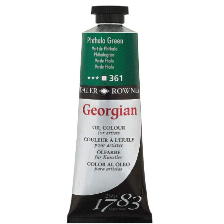 Daler Rowney Georgian Oil Colour 75ml Phthalo Green 361