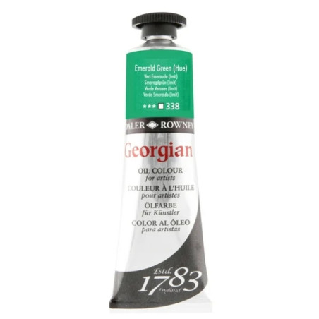 Daler Rowney Georgian Oil Colour 75ml Emerald Green (Hue) 338