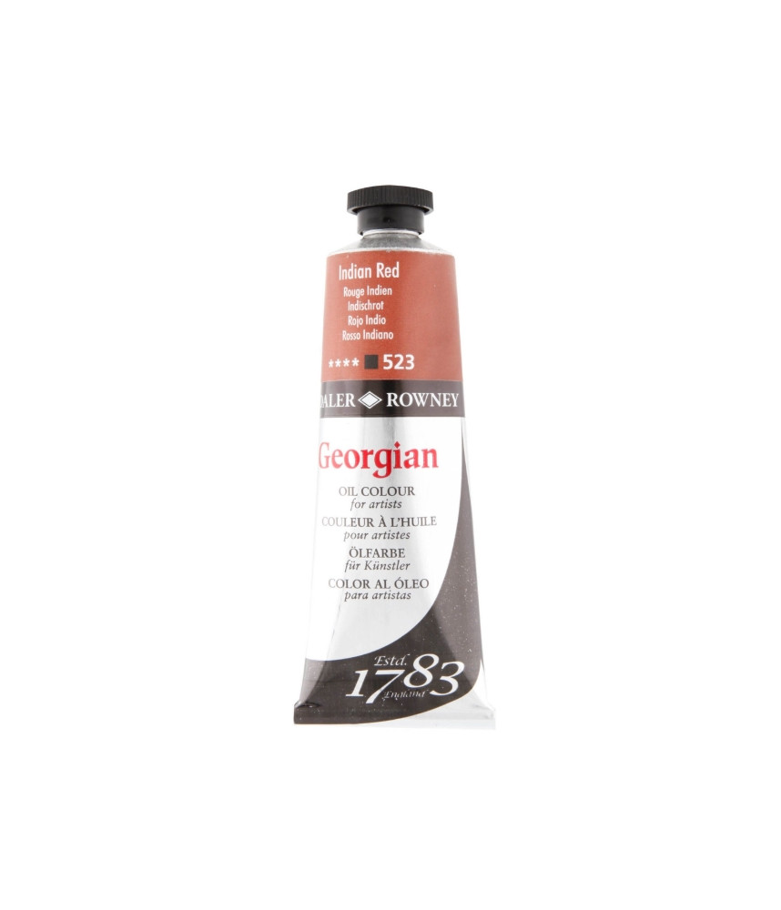 Daler Rowney Georgian Oil Colour 75ml Indian Red 523