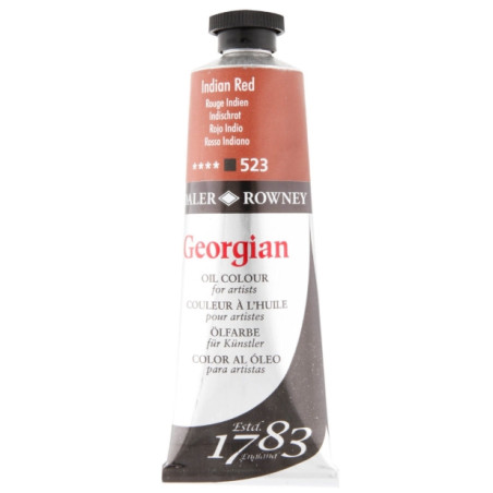 Daler Rowney Georgian Oil Colour 75ml Indian Red 523