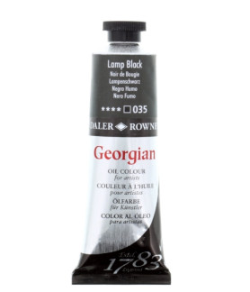 Daler Rowney Georgian Oil Colour 75ml Lamp Black 035
