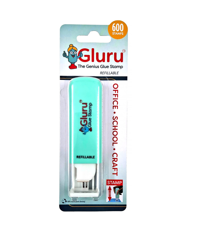 GLURU THE GENIUS GLUE STAMP MINI STAMP- 600 GLUE STAMPS