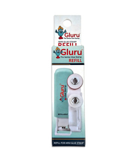 GLURU THE GENIUS GLUE STAMP MINI REPLACEMENT REFILL 600 GLUE STAMPS