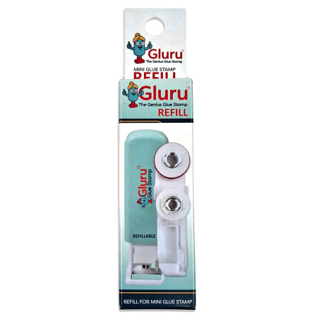 GLURU THE GENIUS GLUE STAMP MINI REPLACEMENT REFILL 600 GLUE STAMPS
