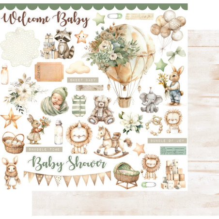 Uniquely Creative Hello Darling 12 x 12 Scrapbook Paper - Adorable