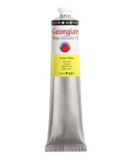 Daler Rowney Georgian Water Mixable Oil Paint 37ml Lemon Yellow 651