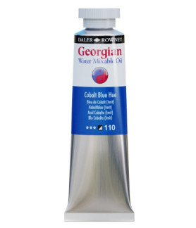 Daler Rowney Georgian Water Mixable Oil Paint 37ml Cobalt Blue Hue 110