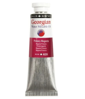 Daler Rowney Georgian Water Mixable Oil Paint 37ml Primary Magenta 409