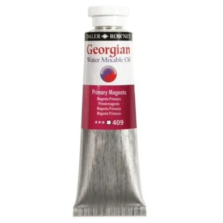 Daler Rowney Georgian Water Mixable Oil Paint 37ml Primary Magenta 409
