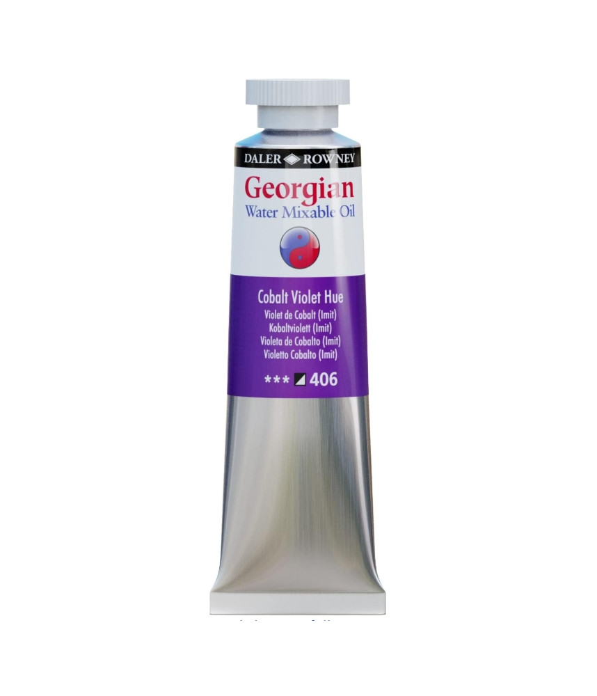 Daler Rowney Georgian Water Mixable Oil Paint 37ml Cobalt Violet Hue 406