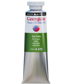 Daler Rowney Georgian Water Mixable Oil Paint 37ml Sap Green 375