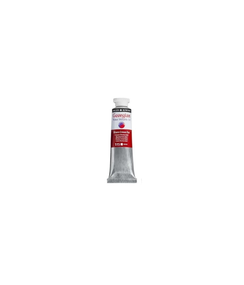 Daler Rowney Georgian Water Mixable Oil Paint 37ml Alizarin Crimson Hue 515