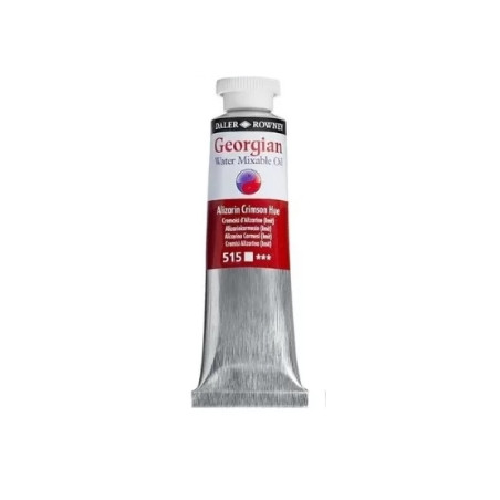 Daler Rowney Georgian Water Mixable Oil Paint 37ml Alizarin Crimson Hue 515