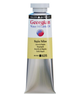Daler Rowney Georgian Water Mixable Oil Paint 37ml Naples Yellow 635