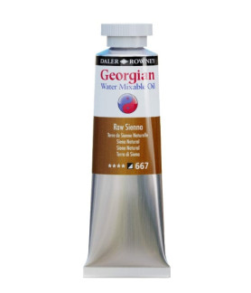 Daler Rowney Georgian Water Mixable Oil Paint 37ml Raw Sienna 667