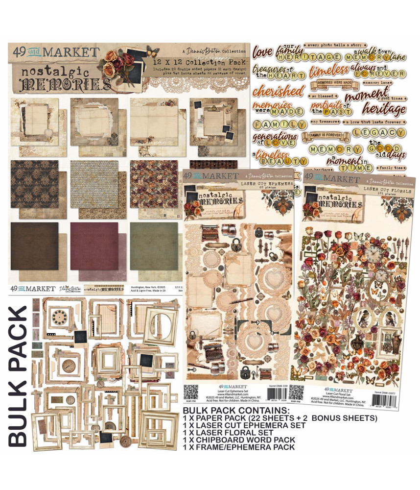 49 Market Nostalgic Memories Collection Bundle + FREE Lace Pack