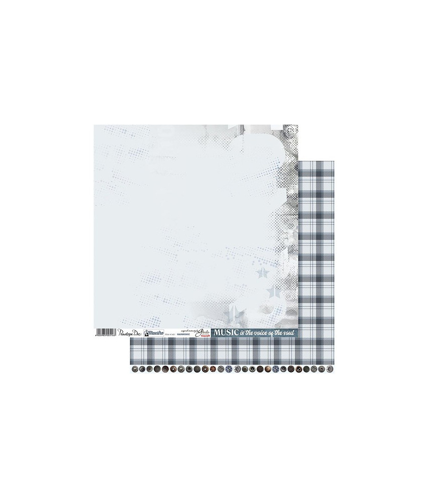 Penelope Dee Maestro 12 x 12 Scrapbook Paper - Harmonic