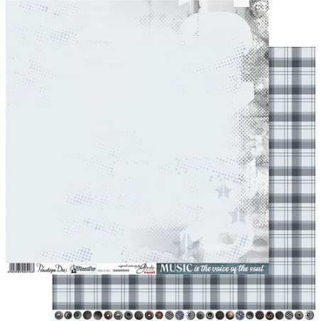 Penelope Dee Maestro 12 x 12 Scrapbook Paper - Harmonic