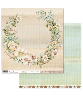 Penelope Dee Mocha 12 x 12 Scrapbook Paper - Freshly Ground