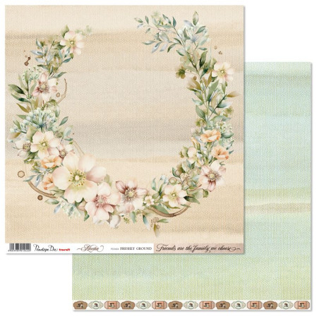 Penelope Dee Mocha 12 x 12 Scrapbook Paper - Freshly Ground