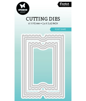 Studio Light Cutting Die ATC Ticket Essentials 63.5 x 88.9mm
