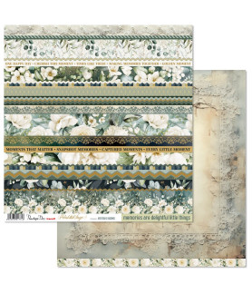 Penelope Dee Petals & Sage 12 x 12 Paper - Scrapbook Keepsakes Blooms