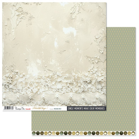 Penelope Dee Petals & Sage 12 x 12 Scrapbook Paper Meadow Mist