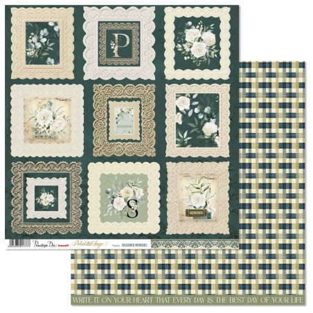 Penelope Dee Petals & Sage 12 x 12 Scrapbook Paper Treasured Memories