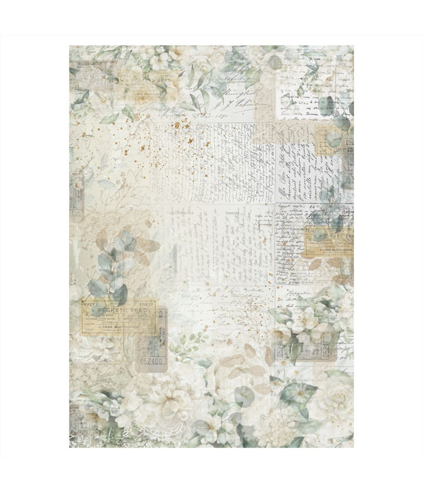 Penelope Dee A4 Petals & Sage Collage