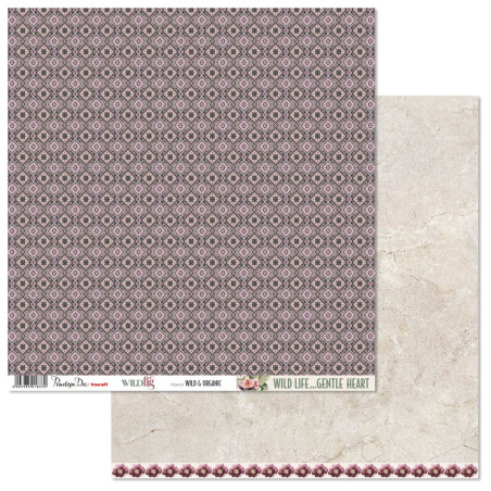 Penelope Dee Wild Fig 12 x 12 Scrapbook Paper Wild & Organic