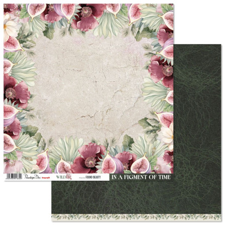 Penelope Dee Wild Fig 12 x 12 Scrapbook Paper Found Beauty