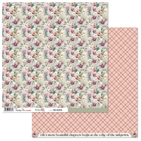 Penelope Dee Wild Fig 12 x 12 Scrapbook Paper Wild Hearted