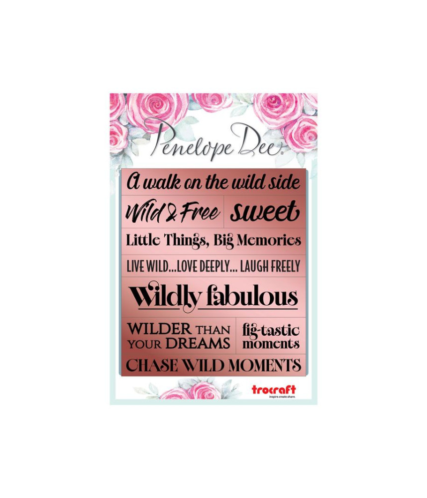 Penelope Dee Wild Fig Acrylic Journal Strips