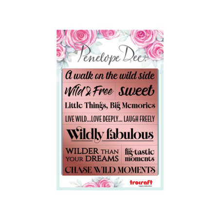 Penelope Dee Wild Fig Acrylic Journal Strips