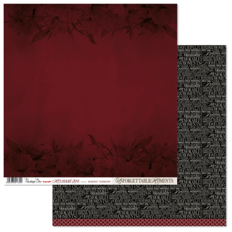 Penelope Dee Mulberry Lane 12 X 12 Scrapbook Paper Heartfelt Celebration