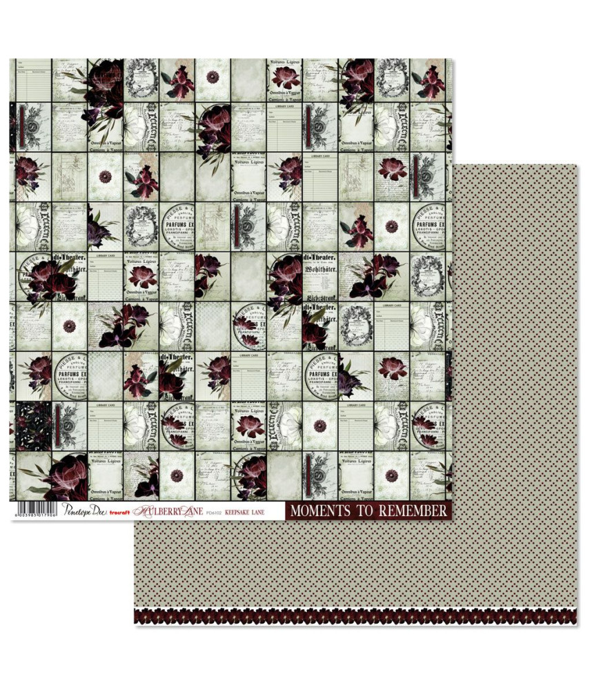 Penelope Dee Mulberry Lane 12 X 12 Scrapbook Paper Keepsake Lane