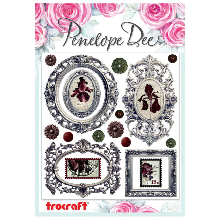 Penelepe Dee Mulberry Lane Silver Frame Stickers